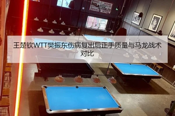 王楚钦WTT樊振东伤病复出后正手质量与马龙战术对比